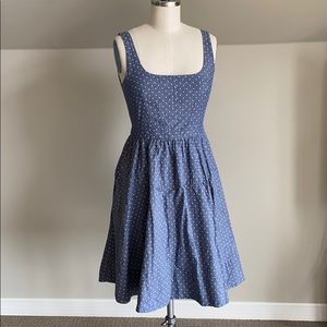 Marc By Marc Jacobs Blue and Yellow Polkadot Dress